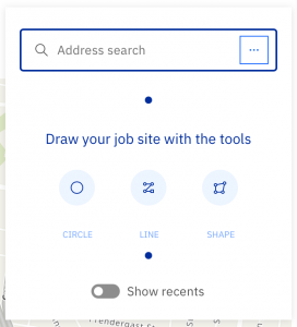 Map drawing tools